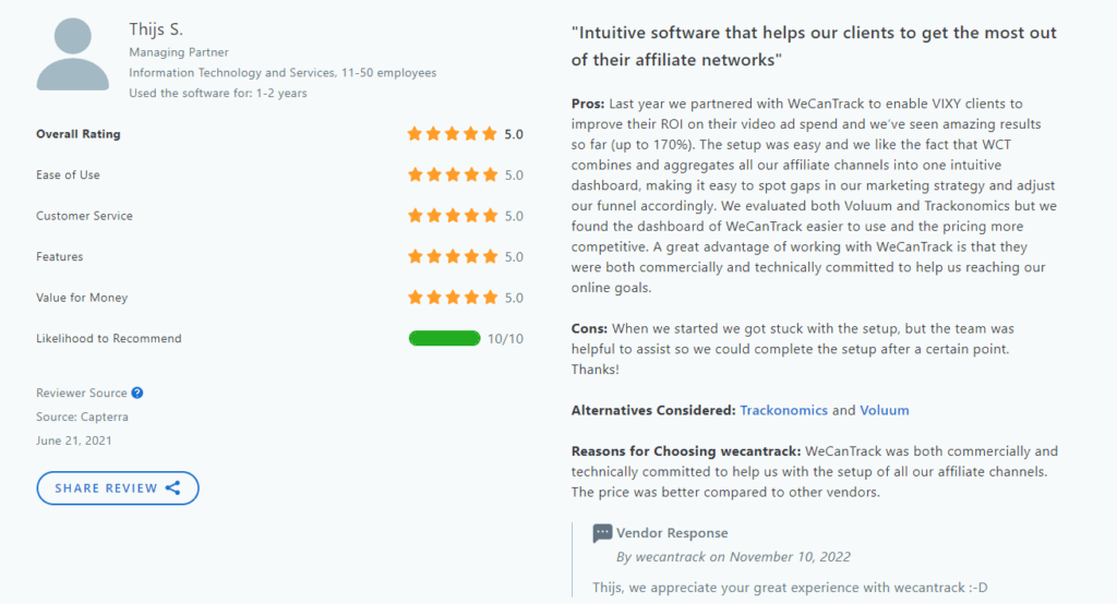 We Can Track Review